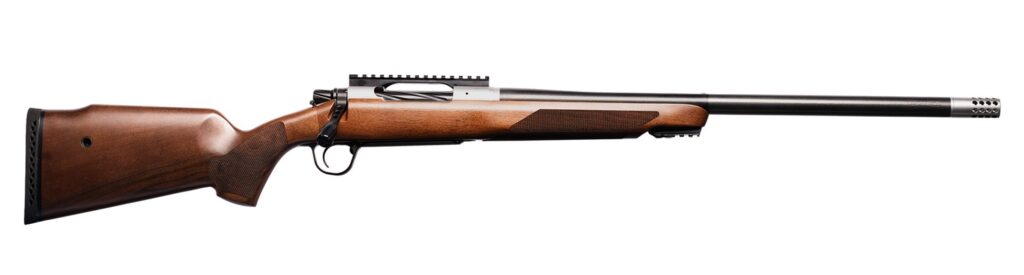Christensen Arms 80106010800 Ridgeline Safari Plains Game 7mm BC 20″ Carbon Fiber Match Grade Threaded Barrel, Black Nitride Stainless Steel Drilled & Tapped Receiver, Picatinny Rail Forend, European