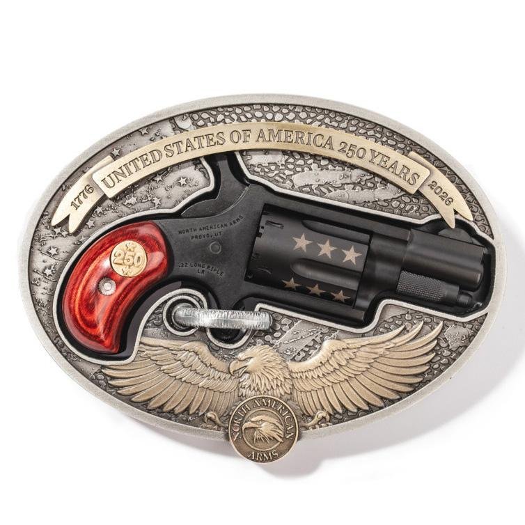 NAA America’s 250th Anniversary Belt Buckle Gun .22 LR 5rd Capacity 1-1/8” Barrel