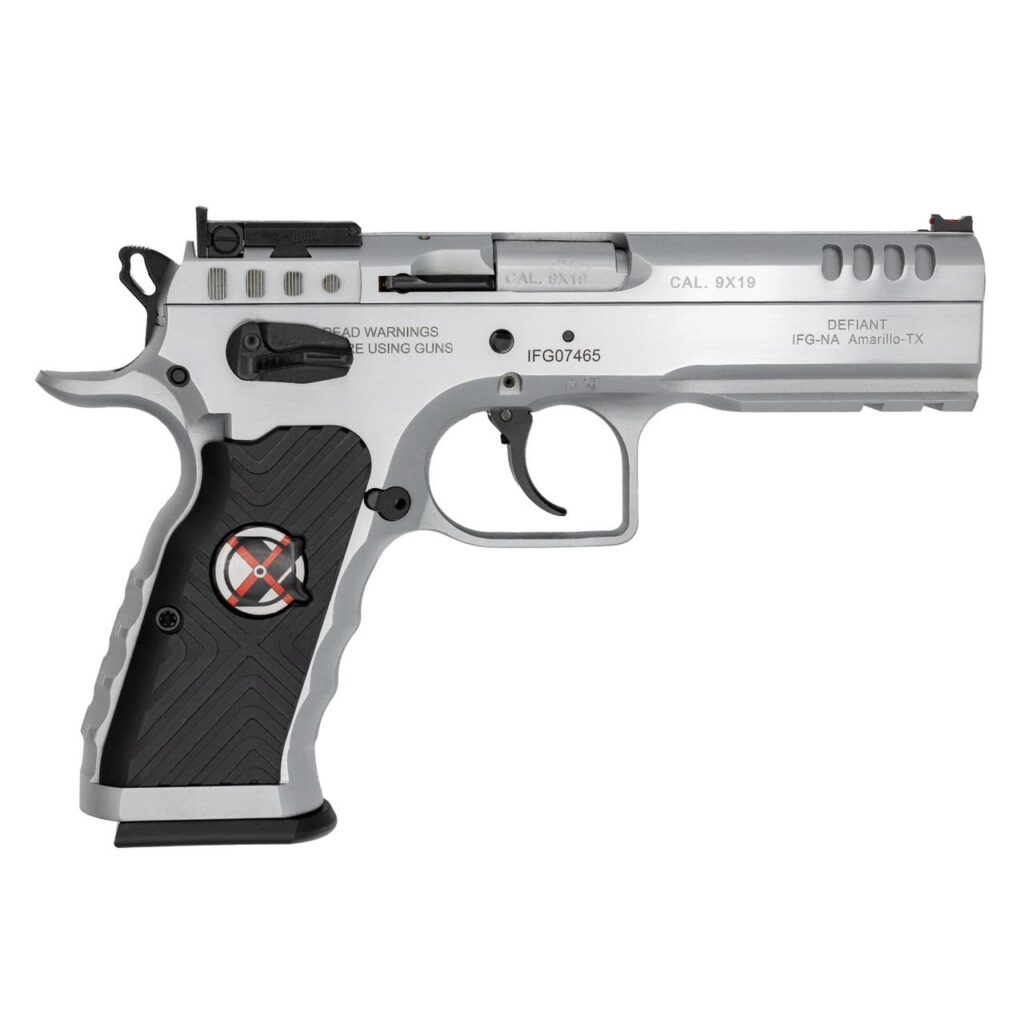 IFG Tanfoglio Stock I Xtreme Handgun 9mm Luger 17rd Magazine(3) 4.5″ Barrel Chrome