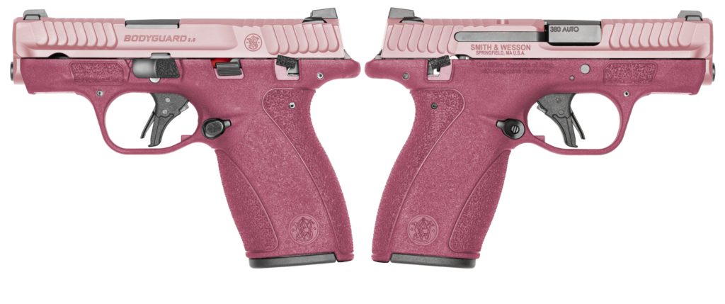 SMITH & WESSON BODYGUARD 2.0 380ACP PISTOL T.S. CRANBERRY/BLUSH ORION EXCLUSIVE 1-12RD 1-10RD MAG