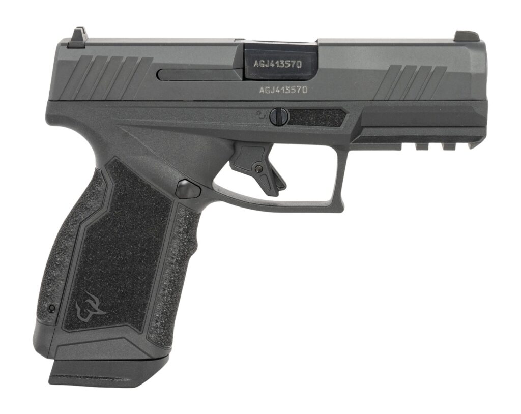 Taurus 1-GX4CR941-5X10 GX4 Carry Compact 9mm Luger 15+1 3.70″ Satin Black DLC Barrel, Black Gas Nitride Alloy Steel Serrated Slide, Matte Black Stainless Steel Frame w/Picatinny Rail, Interchangeable