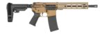 Shark Coast Tactical SCC07282SCAR-P Scarbog  5.56 NATO 30+1 10.50" Black Nitride Threaded Barrel, Aluminum Receiver w/Picatinny Rail, M-LOK Handguard, Polymer SB Tactical SBA3 Brace, Polymer Grip