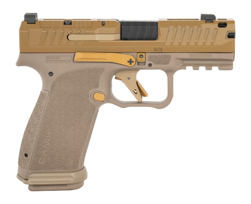 Canik HG8328DM-N Mete MC9 Prime 9mm Luger 17+1 3.64″ Compensated Barrel, Steel Optic Ready/Serrated Slide, Polymer Frame w/Picatinny Rail, Textured Grip