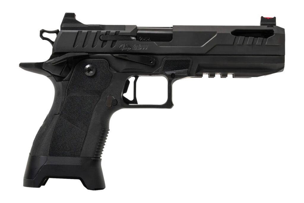 Oa Defense  2311 Pro Full Size 9mm Luger 21+1 5″ Black DLC Black Steel Optic Ready/Serrated Slide, Aluminum Frame w/Picatinny Rail, Black Modular Grip, RMR Footprint