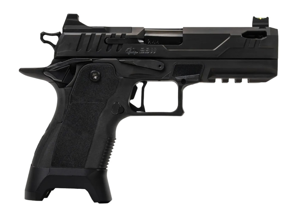 Oa Defense  2311 Pro w/Plus Kit Compact Frame 9mm Luger 17+1 4.25″ Black DLC Black Steel Optic Ready/Serrated Slide, Black Aluminum Frame w/Picatinny Rail, Black Polymer Grip, Ambidextrous