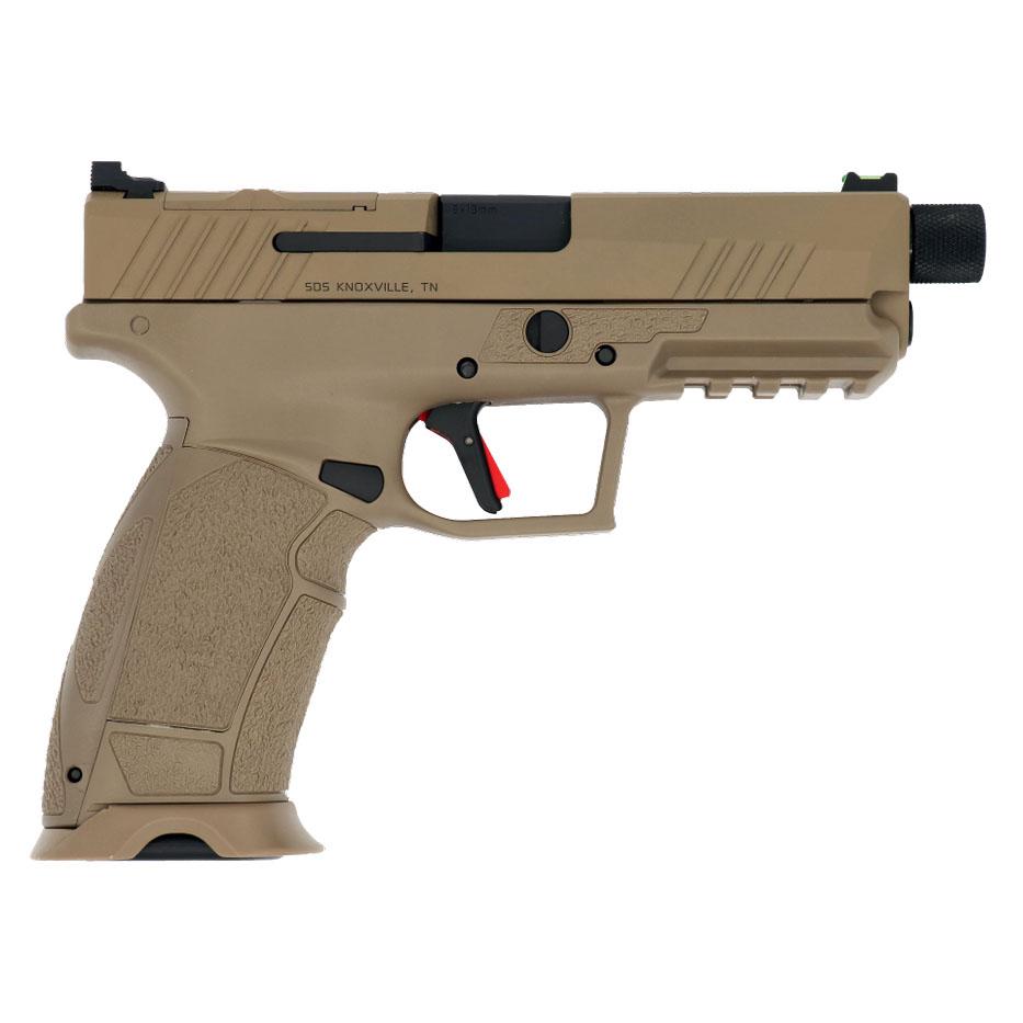 Tisas PX-9 Gen 3 Duty-TH FDE Semi Auto Pistol 9mm Handgun 18rd & 20rd Magazines (2) 4.69″ Barrel FDE