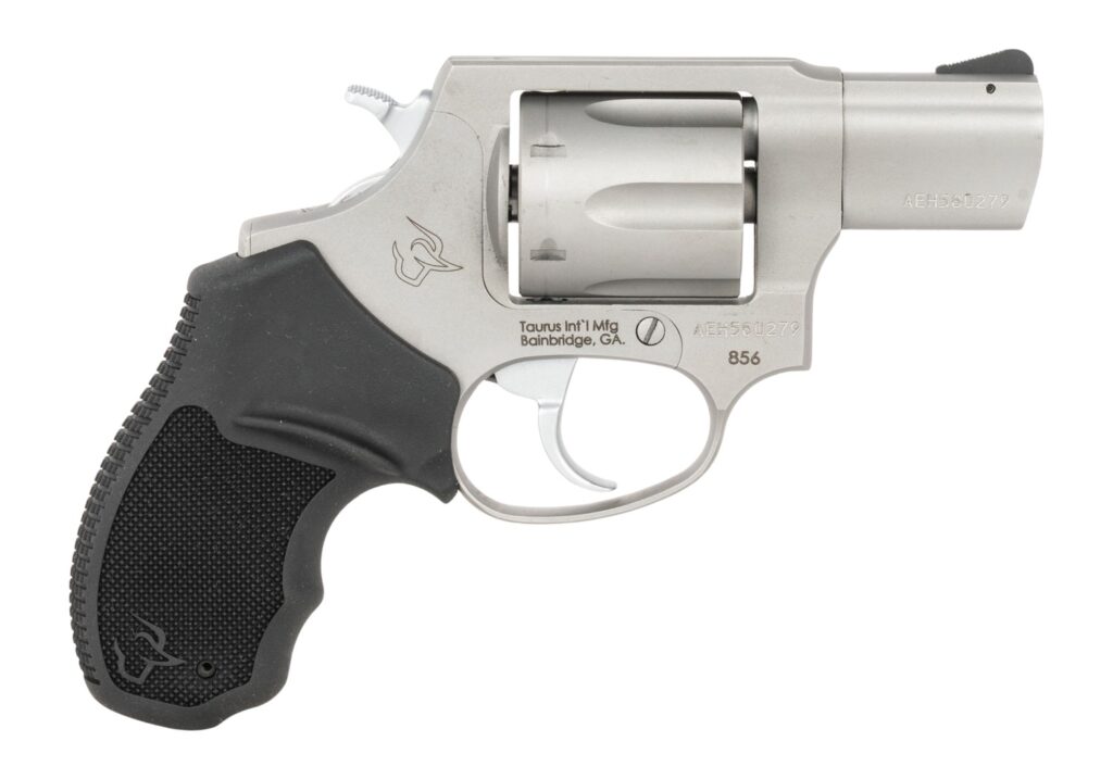 Taurus 2-85629-CK2 856  Small 38 Special +P 6 Shot 2″ Matte Stainless Steel Barrel, Cylinder & Frame, Transfer Bar Safety, Exposed Hammer