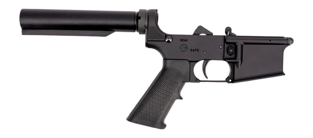 Andro Corp Industries ACI15LBP ACI-15 Partial M4 Lower Multi Aluminum Black Anodized AR-15