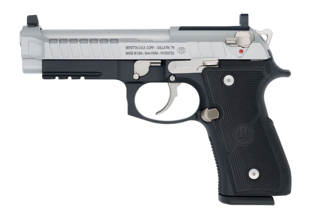 Langdon Tactical Tech 92E2TJNRR Beretta 92 Elite  Full Size Frame 9mm Luger 18+1 4.70″ Stainless Steel Barrel, Inox Stainless Steel Optic Ready/Serrated Slide, Black Anodized Aluminum Frame w/Picatinn