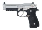 Langdon Tactical Tech 92E2TJNRR Beretta 92 Elite  Full Size Frame 9mm Luger 18+1 4.70" Stainless Steel Barrel, Inox Stainless Steel Optic Ready/Serrated Slide, Black Anodized Aluminum Frame w/Picatinn
