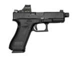 GLOCK 45V SHARK PUPPY BLACK 9MM THREADED BARREL 17RD SAVIOR BAG HOLOSUN 407C OPTIC NO SUPPRESSOR PV4550203SPFDE-NS