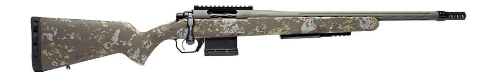 Horizon Firearms HRF-VA2-22CM-18R Vandal 2 22 Creedmoor 18″ Mil-Spec OD Green Skip Dash Fluted/Threaded Barrel, Mil-Spec OD Green Receiver w/Picatinny Rail, Arca Rail Forend, Timberline Iota BKS Stock