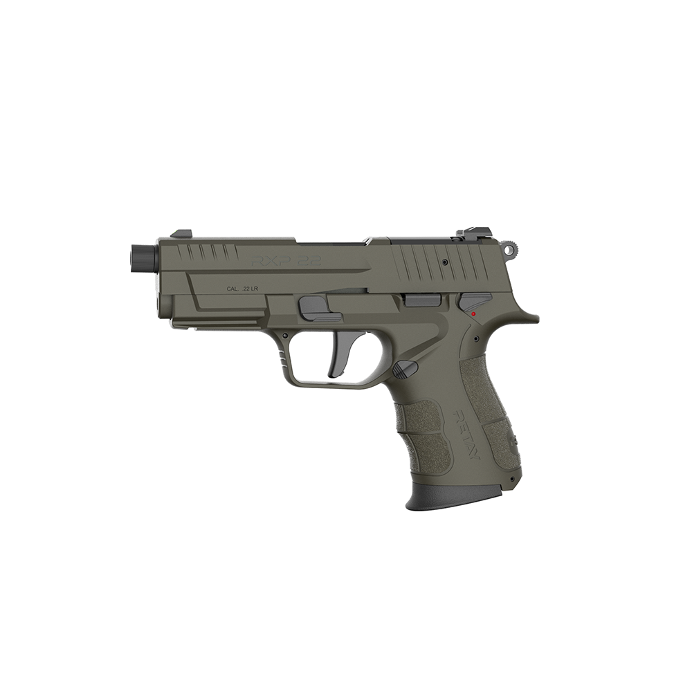 Retay RXP22 Handgun .22 LR 13rd Magazines(2) 4″ Threaded Barrel OD Green Frame/Slide