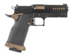 Fierce Firearms FGZ-9-C-BBZ-CS Grizz Commander 9mm Luger 10+1 4.25" Black Bull Barrel, Steel Optic Ready/Serrated Slide, Burnt Bronze Cerakote w/Black Controls Steel Frame w/Accessory Rail, RMR Footpr