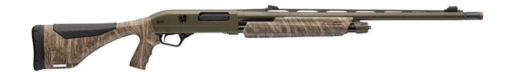 Winchester Repeating Arms 512478690 SXP Long Beard NWTF 20 Gauge Pump 3″ 5- 2.75″ Shells 24″ OD Green Perma-Cote Vent Rib Barrel, Drilled & Tapped Receiver, Adj Comb & LOP w/Pistol Grip Mossy Oak Bott