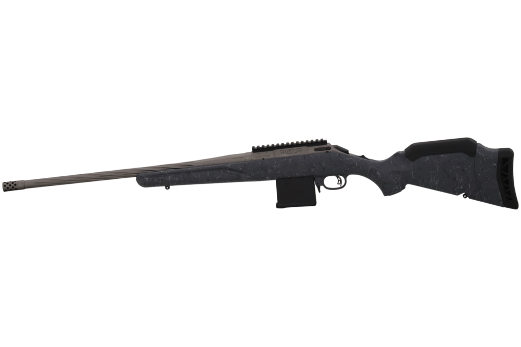 RUGER AMERICAN G2 WILDERNESS TOPO 204 RUGER RFL 20″ SPIRAL FLUTD, GRAY SPLATTER 10RD