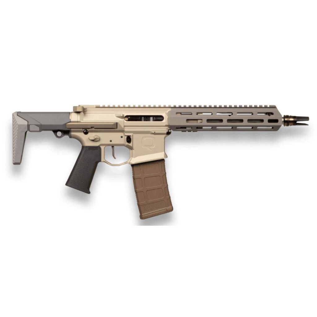 Q Honey Badger SBR 5.56mm 30rd Magazine 9.69″ Threaded Barrel 1:5 Twist Gray Accents