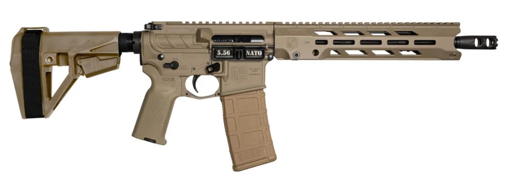 DIAMONDBACK FIREARMS DB15O 5.56MM FDE 11.5″ BRACE