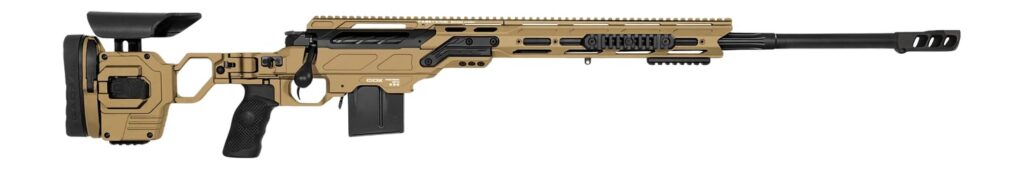 Cadex Inc CDX30LITE6524BR20I2B1N CDX-30 Lite 6.5 Creedmoor 10+1 24″ Black DLC Fluted Threaded Barrel, Hybrid Tan Cerakote Receiver w/Picatinny Rail, M-LOK Handguard, Adjustable Folding Hybrid Tan Butt