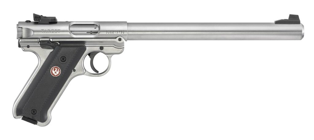 Ruger Mark IV Target 22LR 10rd Magazine 10″ Barrel Stainless