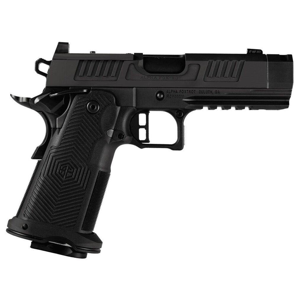 Alpha Foxtrot AF1911-ROMULUS 9mm 17 & 20 Round Magazines (1 Each) DLC 4.25″ Compensator RMSC Optic Cut