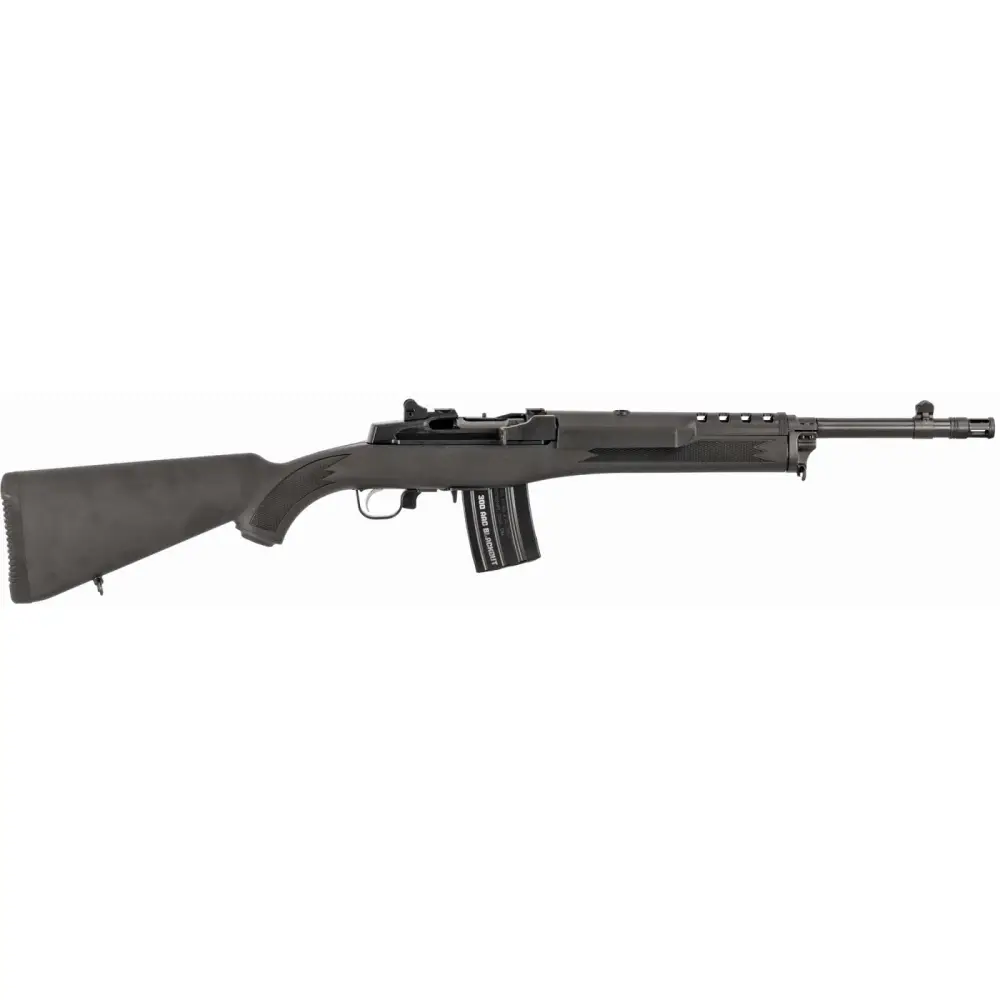 RUGER MINI-14 TACTICAL RIFLE 300AAC 16.1″ BLK SYNTH 20RD