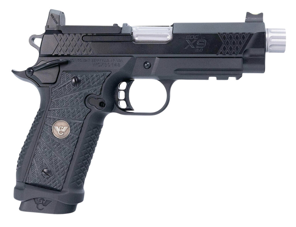 Wilson Combat  EDC XP 2.0 9mm Luger 18+1 4″ Threaded Barrel, Optic Cut/Serrated Slide