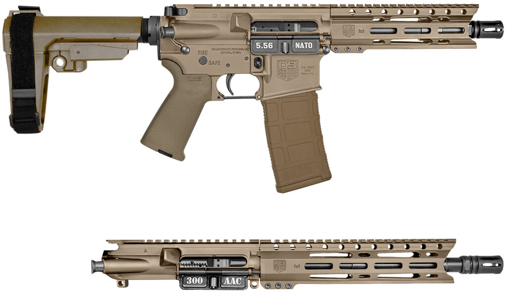 Diamondback DB195AK061 DB15  5.56/300BLK 30rd 7″/10″ Black Nitride Flat Dark Earth Flat Dark Earth Magpul Grip