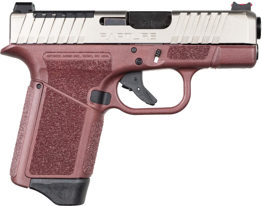 GFORCE GF9 9MM 3.25 RED/NICKEL MICRO FP 12RD