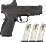 SPR XD MOD.4 9MM 4 BLK OSP 10RD GEAR PAC