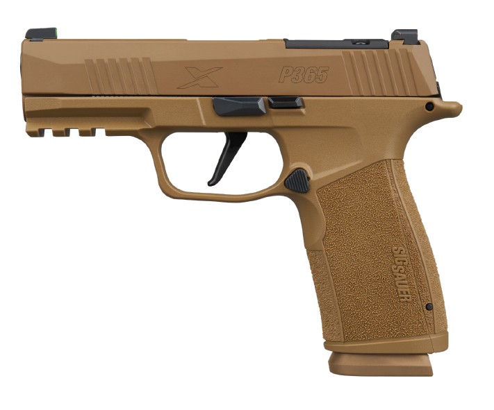 SIG P365 XMACRO 3.7″9MM COYOTE 17RD