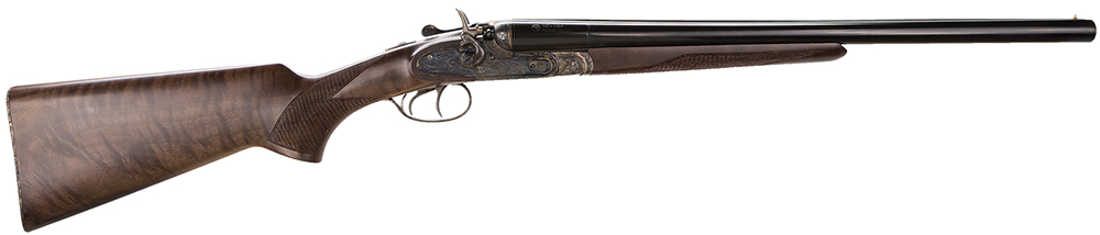 Taylors & Company 230000 Hammer Coach  12 Gauge with 20″ Barrel, 3″ Chamber, 2rd Capacity, Color Case Hardened Metal Finish & Walnut Stock Right Hand