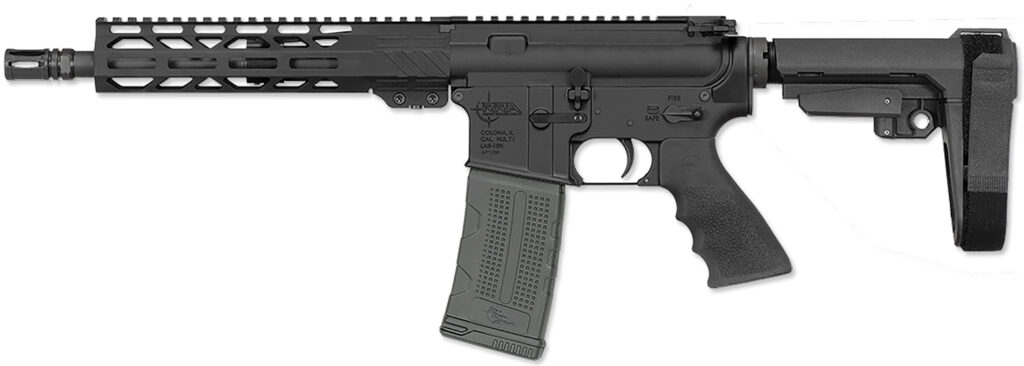 Rock River Arms BLK2142 LAR-15M RRAGE 300 AAC Blackout 30+1 10.50″ Black Threaded Barrel, M-LOK Handguard, Black Aluminum Picatinny Rail Receiver, Black Polymer SB Tactical SBA3 Brace, Black A2 Grip