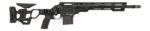 Cadex Inc CDXSSCOV308165CP20I2E1 CDX-SS Seven S.T.A.R.S. Covert Compact 308 Win 10+1 16.50" Black DLC Fluted Threaded Barrel, Black Cerakote Receiver w/Picatinny Rail, M-LOK Handguard, Black Folding S