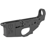 SPIKES TACTICAL STRIPPED LOWER RECEIVER MULTI CAL, CRUSADER LOGO - View 2