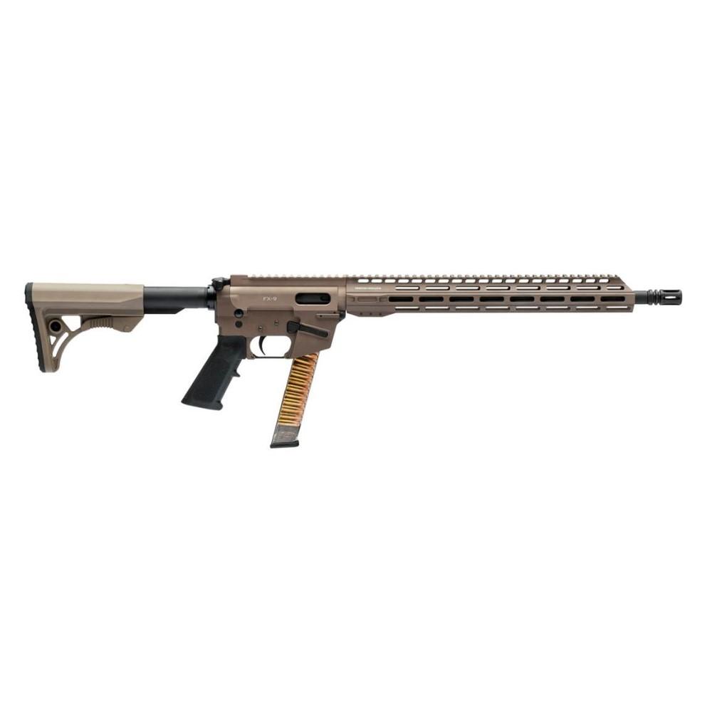 Freedom Ordnance FX9 AR Rifle 9mm Luger 33rd Magazine 16″ Barrel FDE