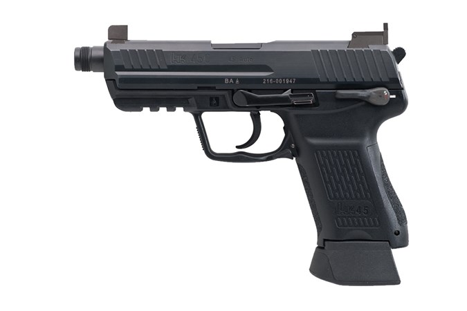 HK45C Tact V1 .45 ACP 4.57″ TB Black 10-rd
