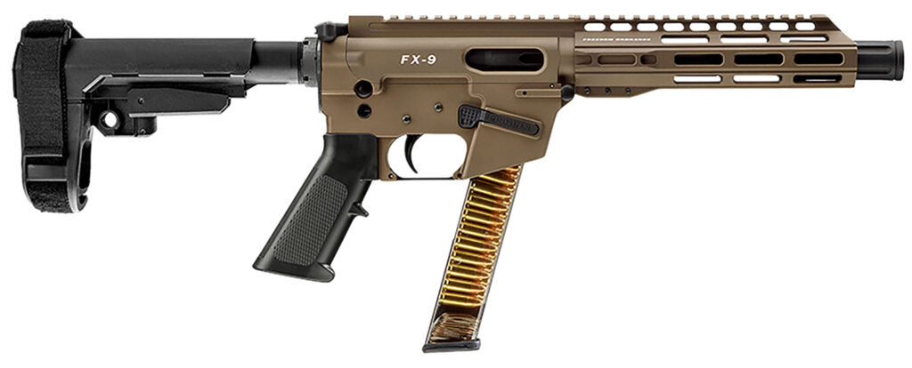 FREEDOM ORDNANCE FX9P8S-FDE FX9P  9mm Luger 31+1 8″ Flat Dark Earth