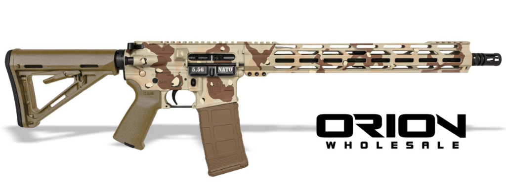 DIAMONDBK DB15 5.56 CHOCOLATE CHIP 16″ RFL 15″ MLOK RL FDE FURNITURE ORION EXCLUSIVE