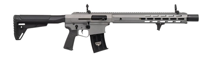Panzer Arms PAAR12PROGLF AR12 Pro-L Semi-Auto 3″ 5+1 18.50″ Black Barrel, Tactical Gray Cerakote Aluminum Receiver w/Picatinny Rail, M-LOK Handguards, Gray Synthetic Stock, Black Polymer Grip