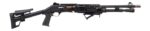 Panzer Arms PAM4NCSBBTMFSS M4 Pro AI Semi-Auto 3" 5+1 18.50" Black Ported Barrel, Black Aluminum Receiver w/Picatinny Rail, Skeleton Stock