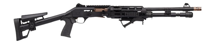 Panzer Arms PAM4NCSBBTMFSS M4 Pro AI Semi-Auto 3″ 5+1 18.50″ Black Ported Barrel, Black Aluminum Receiver w/Picatinny Rail, Skeleton Stock