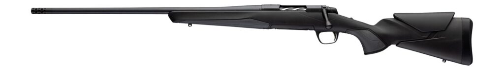 Browning 036126294 X-Bolt 2 Hunter 6.5 PRC 3+1 24″  Matte Blued Threaded Barrel, Matte Blued Steel Drilled & Tapped Receiver, Matte Black Adj Vari-Tech Synthetic Stock, Left Hand
