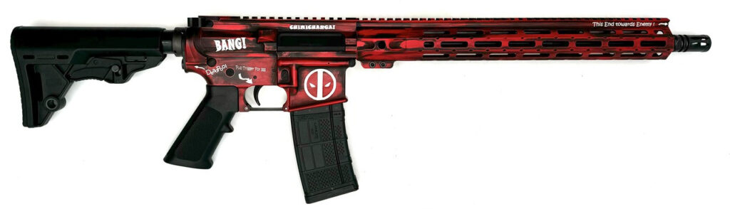 ZEUS ARMS AETHER DEADPOOL 5.56 RIFLE 16″ 1-30RD MAG