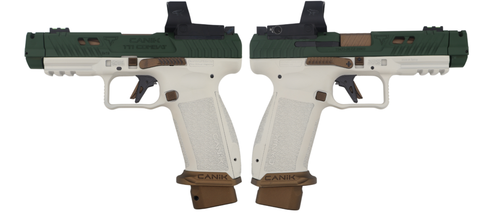 CANIK TTI COMBAT TIMBERLINE W/MECANIK OPTIC 9MM PISTL 4.6″ 2-18RD