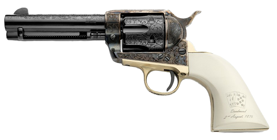PIETTA GWII DEADMANS HAND 357MAG 4.75 WHITE