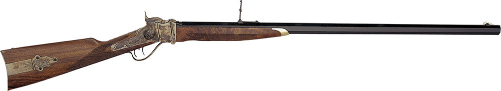 Taylors & Company 210148 1874 Sharps Down Under Sport 45-70 Gov Caliber with 1rd Capacity, 34″ Blued Barrel, Color Case Hardened Metal Finish & American Walnut Stock Right Hand (Full Size)