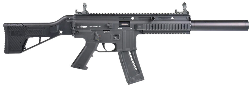 Mauser Rimfire 4150018 M-15 SD Full Size 22 LR 22+1 16.50″ Black Black Steel Receiver Side Folding w/Adj Cheekrest Black Synthetic Stock Right Hand