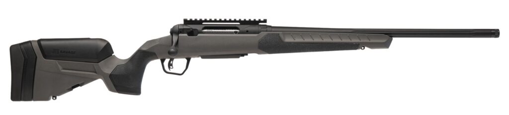 Savage Arms 32529 110 Core Hunter 7mm-08 Rem 4+1 20″ Fluted Barrel, Flat Dark Gray AccuStock w/AccuFit V2 Synthetic Stock, Right Hand