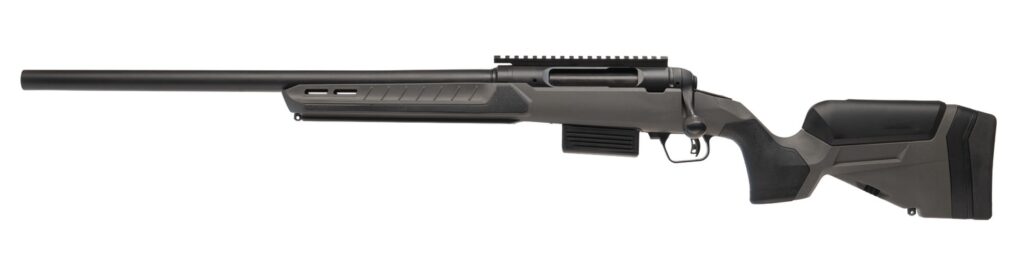 Savage Arms 32804 220 Harvester Full Size 20 Gauge Bolt 2rd 22″ Slug Barrel, AccuStock w/AccuFit V2 Flat Dark Gray Synthetic Stock, Left Hand